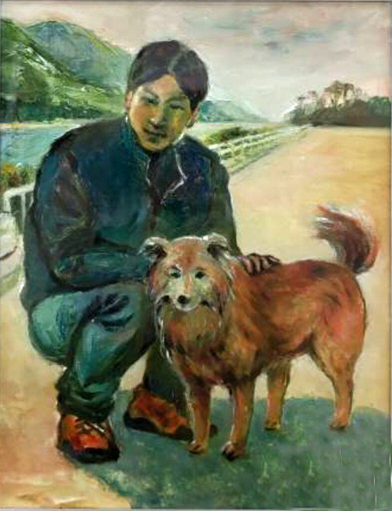 Walking Path : Oil painting, F6